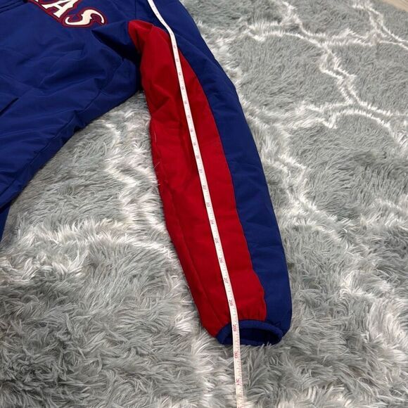 Texas Rangers MLB Jacket Women’s SZ S Authentic Majestic Full Zip Therma Base Bl - Picture 10 of 11